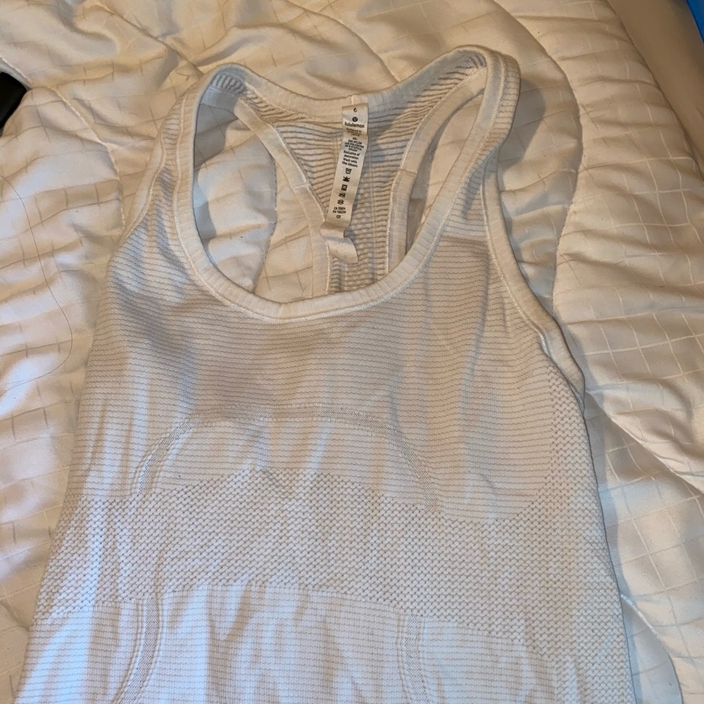 lululemon swiftly white tank